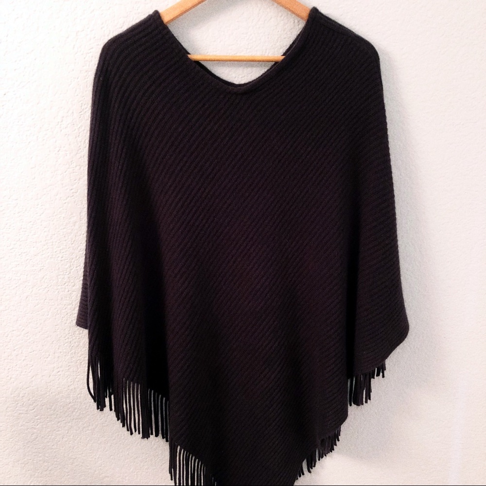 CEJON Fringe Blanket Soft Poncho